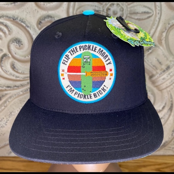 Rick and Morty Snapback Hat “Flip the pickle Morty - Picture 1 of 4